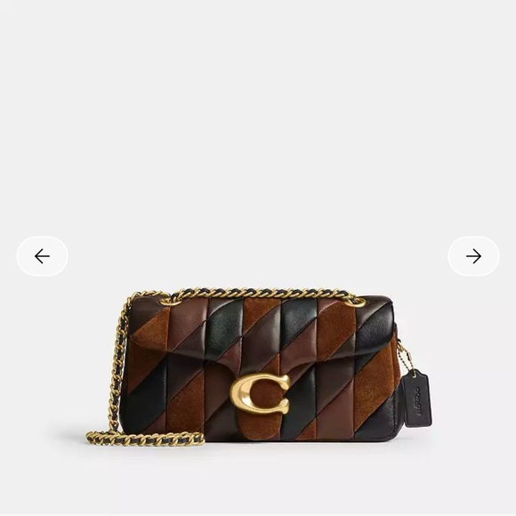 Coach Patchwork Leather Shoulder Bag - Picture 9 of 16